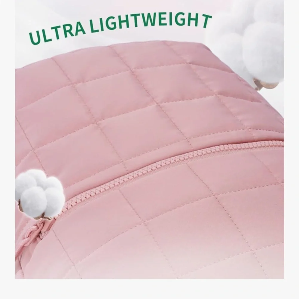 Initial Laptop Backpack for Women, Quilted Puffer 14 Inch letter K or S only 059 - Picture 7 of 7